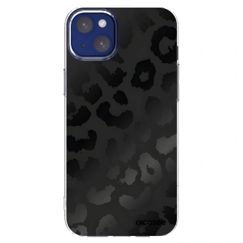 Picasee husă transparentă din silicon pentru Apple iPhone 14 Plus - Midnight Leopard