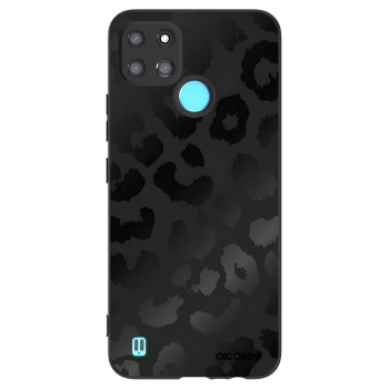 Picasee husă neagră din silicon pentru Realme C21Y - Midnight Leopard