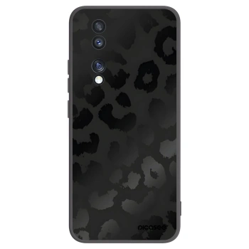 Picasee husă neagră din silicon pentru Honor 70 - Midnight Leopard