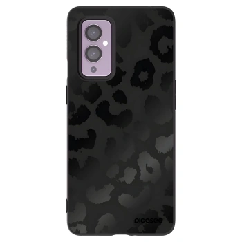 Picasee husă neagră din silicon pentru OnePlus 9 - Midnight Leopard