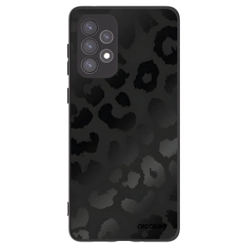 Picasee husă neagră din silicon pentru Samsung Galaxy A73 5G - Midnight Leopard