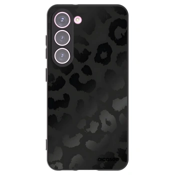 Picasee husă neagră din silicon pentru Samsung Galaxy S23 5G - Midnight Leopard