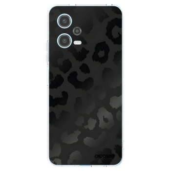 Picasee husă transparentă din silicon pentru Xiaomi Redmi Note 12 5G - Midnight Leopard