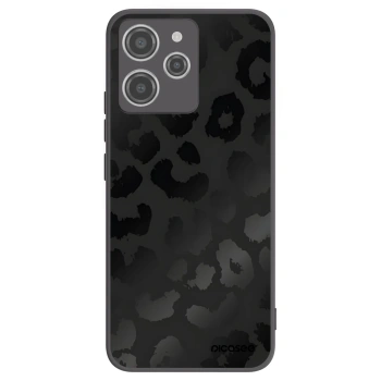 Picasee husă neagră din silicon pentru Xiaomi Redmi 12 4G - Midnight Leopard