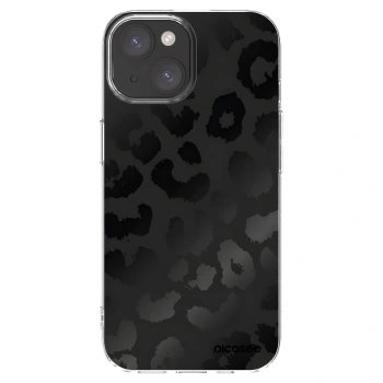 Picasee husă transparentă din silicon pentru Apple iPhone 15 - Midnight Leopard