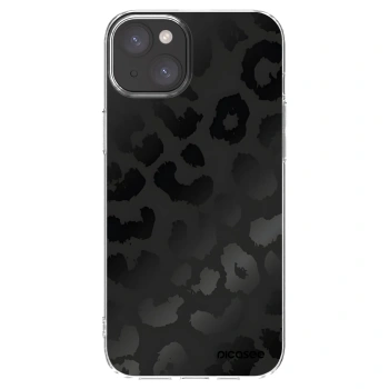 Picasee husă transparentă din silicon pentru Apple iPhone 15 Plus - Midnight Leopard