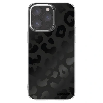 Picasee husă transparentă din silicon pentru Apple iPhone 15 Pro Max - Midnight Leopard