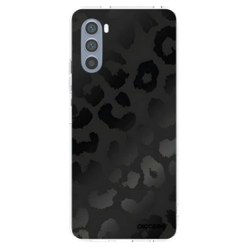 Picasee husă transparentă din silicon pentru Motorola Moto G62 - Midnight Leopard