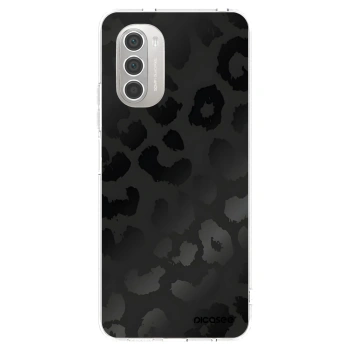 Picasee husă transparentă din silicon pentru Motorola Moto G51 - Midnight Leopard