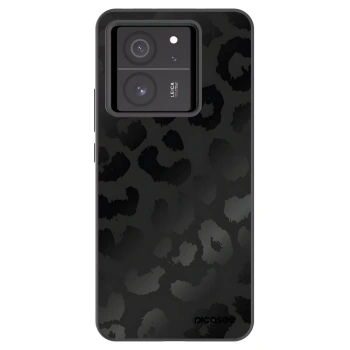 Picasee husă neagră din silicon pentru Xiaomi 13T - Midnight Leopard
