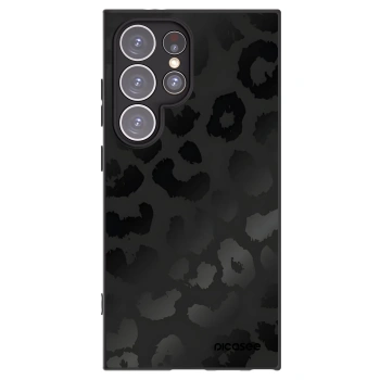 Picasee husă neagră din silicon pentru Samsung Galaxy S24 Ultra S928B 5G - Midnight Leopard