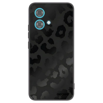 Picasee husă neagră din silicon pentru Motorola Edge 40 Neo - Midnight Leopard
