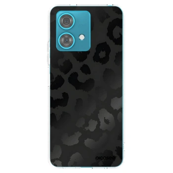 Picasee husă transparentă din silicon pentru Motorola Edge 40 Neo - Midnight Leopard