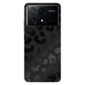 Picasee husă transparentă din silicon pentru Xiaomi Poco X6 Pro - Midnight Leopard
