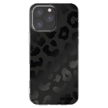 Picasee husă transparentă din silicon pentru Apple iPhone 16 Pro Max - Midnight Leopard