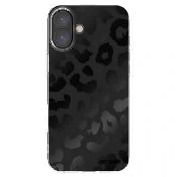 Picasee husă transparentă din silicon pentru Apple iPhone 16 Plus - Midnight Leopard
