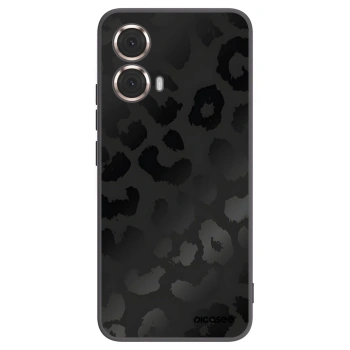 Picasee husă neagră din silicon pentru Motorola Moto G85 - Midnight Leopard