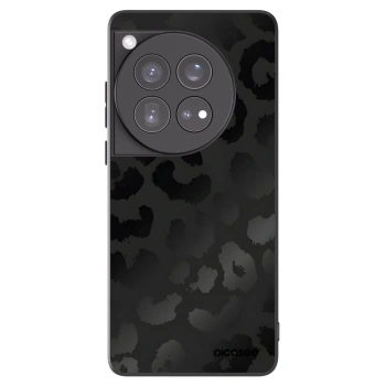 Picasee husă neagră din silicon pentru OnePlus 12 5G - Midnight Leopard