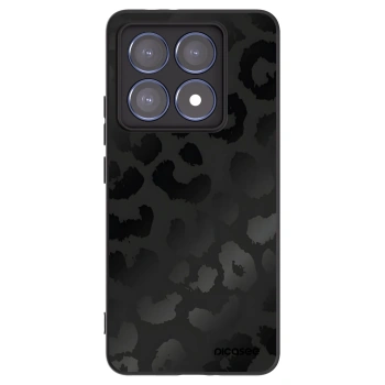 Picasee husă neagră din silicon pentru Xiaomi 14T Pro - Midnight Leopard