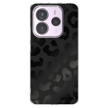 Picasee husă transparentă din silicon pentru Xiaomi Redmi Note 14 5G - Midnight Leopard