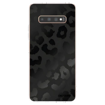 Picasee husă transparentă din silicon pentru Samsung Galaxy S10 Plus G975 - Midnight Leopard