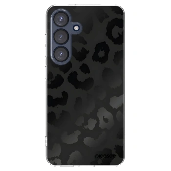 Picasee husă transparentă din silicon pentru Samsung Galaxy S25 5G - Midnight Leopard