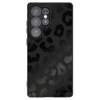 Picasee husă neagră din silicon pentru Samsung Galaxy S25 Ultra 5G - Midnight Leopard