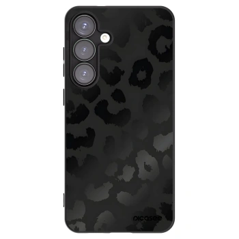 Picasee husă neagră din silicon pentru Samsung Galaxy S25+ 5G - Midnight Leopard