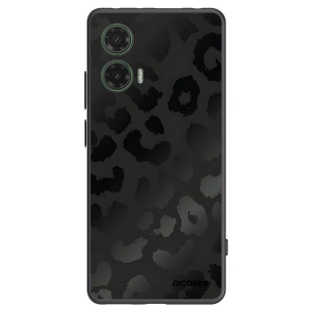 Picasee husă neagră din silicon pentru Motorola Moto G35 5G - Midnight Leopard