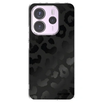 Picasee husă transparentă din silicon pentru Xiaomi Redmi Note 14 4G - Midnight Leopard