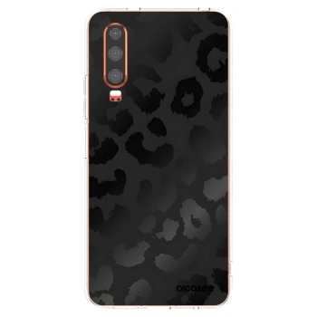 Picasee husă transparentă din silicon pentru Huawei P30 - Midnight Leopard