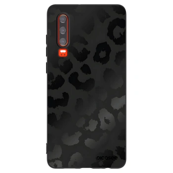 Picasee husă neagră din silicon pentru Huawei P30 - Midnight Leopard