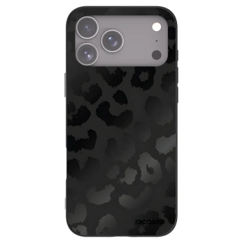 Picasee husă neagră din silicon pentru Apple iPhone 17 Pro Max - Midnight Leopard