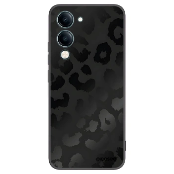 Picasee husă neagră din silicon pentru Vivo Y29s 5G - Midnight Leopard