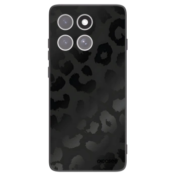 Picasee husă neagră din silicon pentru Motorola Edge 60 Fusion - Midnight Leopard