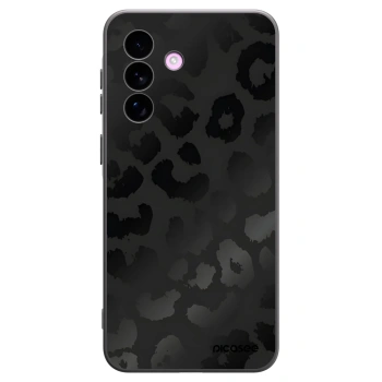 Picasee husă neagră din silicon pentru Samsung Galaxy A57 5G - Midnight Leopard
