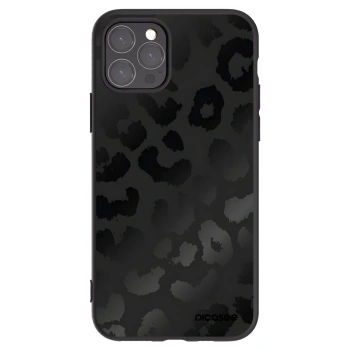 Picasee husă neagră din silicon pentru Apple iPhone 11 Pro - Midnight Leopard