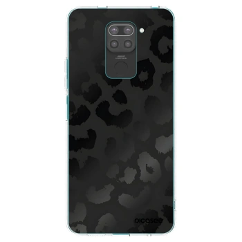 Picasee husă neagră din silicon pentru Xiaomi Redmi Note 9 - Midnight Leopard