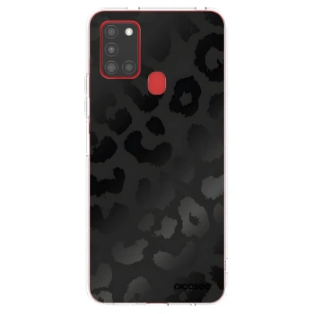 Picasee husă transparentă din silicon pentru Samsung Galaxy A21s - Midnight Leopard