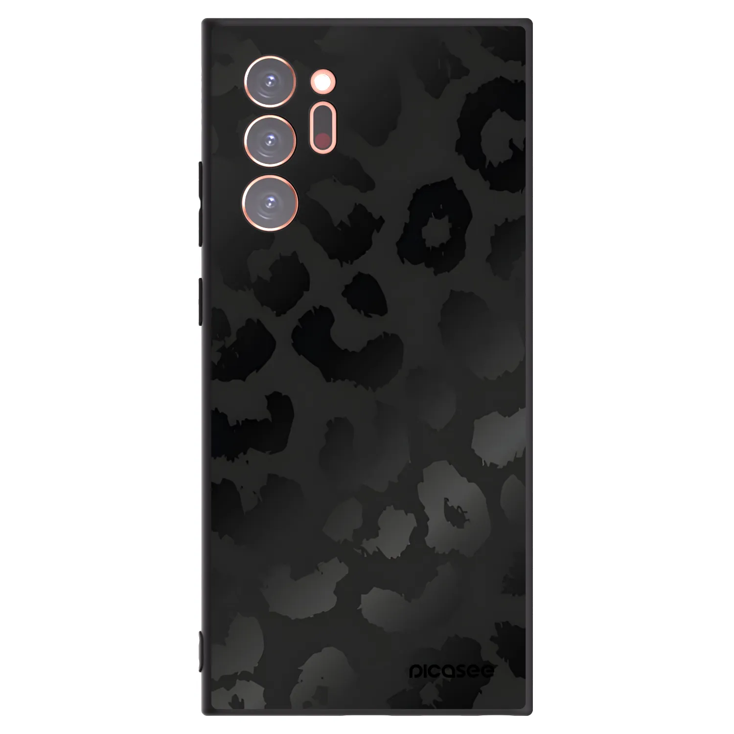 Picasee husă neagră din silicon pentru Samsung Galaxy Note 20 Ultra - Midnight Leopard