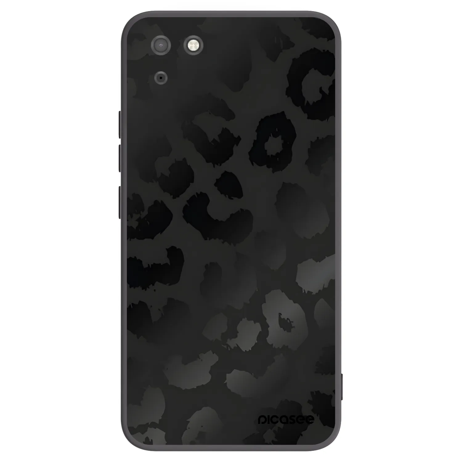 Picasee husă neagră din silicon pentru Huawei Y5P - Midnight Leopard