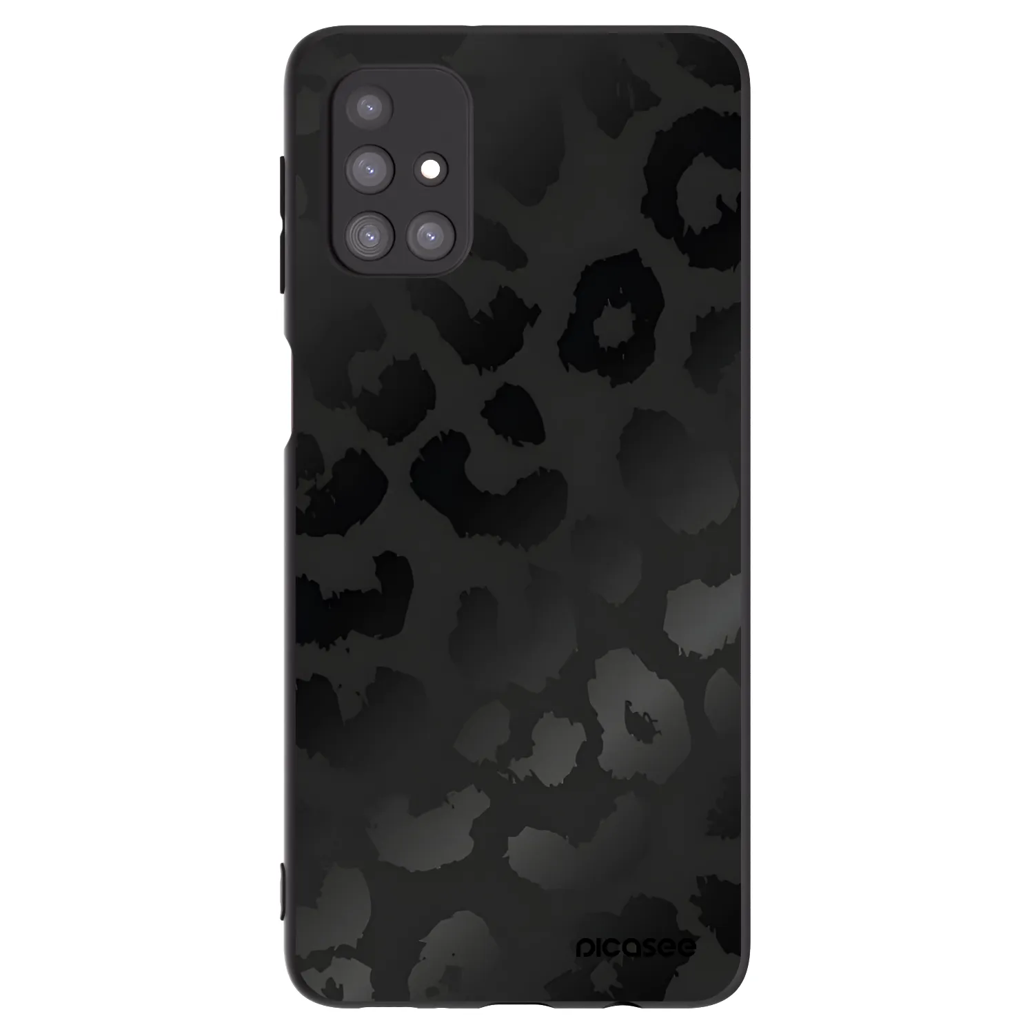 Picasee husă neagră din silicon pentru Samsung Galaxy M31s - Midnight Leopard