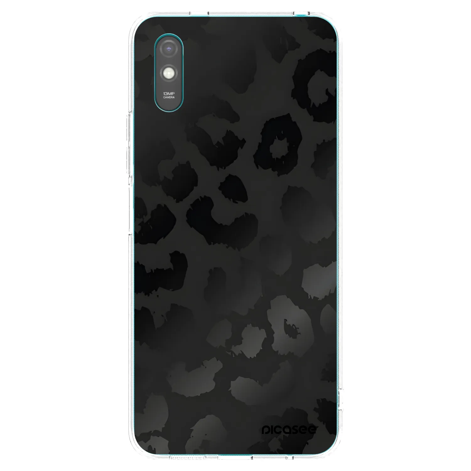 Picasee husă transparentă din silicon pentru Xiaomi Redmi 9A - Midnight Leopard