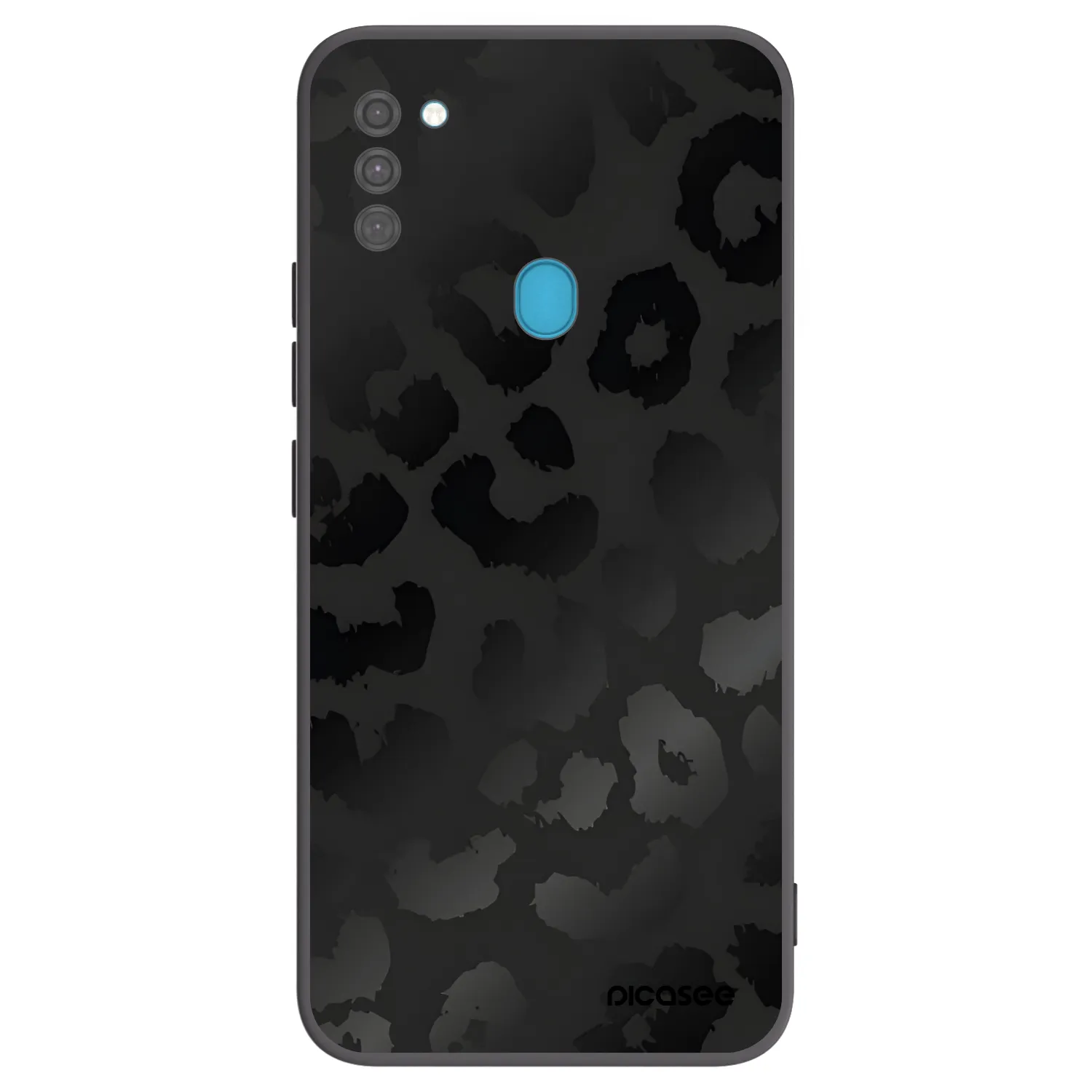 Picasee husă neagră din silicon pentru Samsung Galaxy M11 - Midnight Leopard