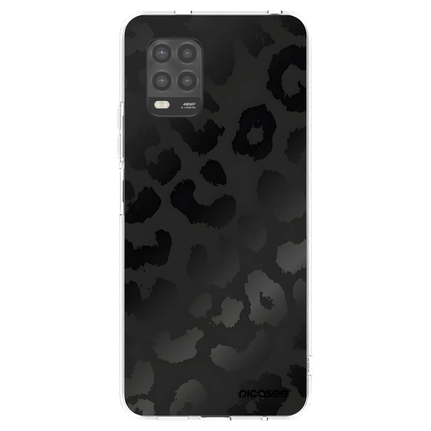 Picasee husă transparentă din silicon pentru Xiaomi Mi 10 Lite - Midnight Leopard