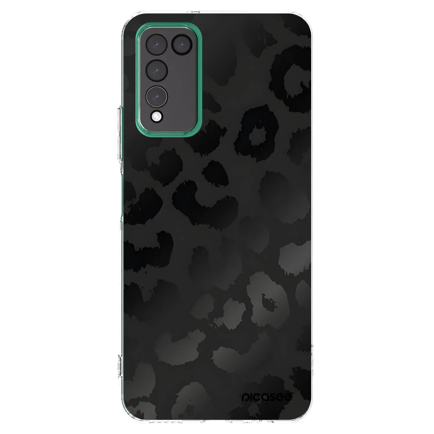 Picasee husă transparentă din silicon pentru Honor 10X Lite - Midnight Leopard