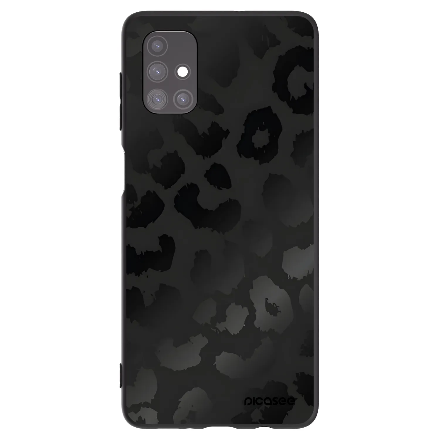 Picasee husă neagră din silicon pentru Samsung Galaxy M51 M515F - Midnight Leopard
