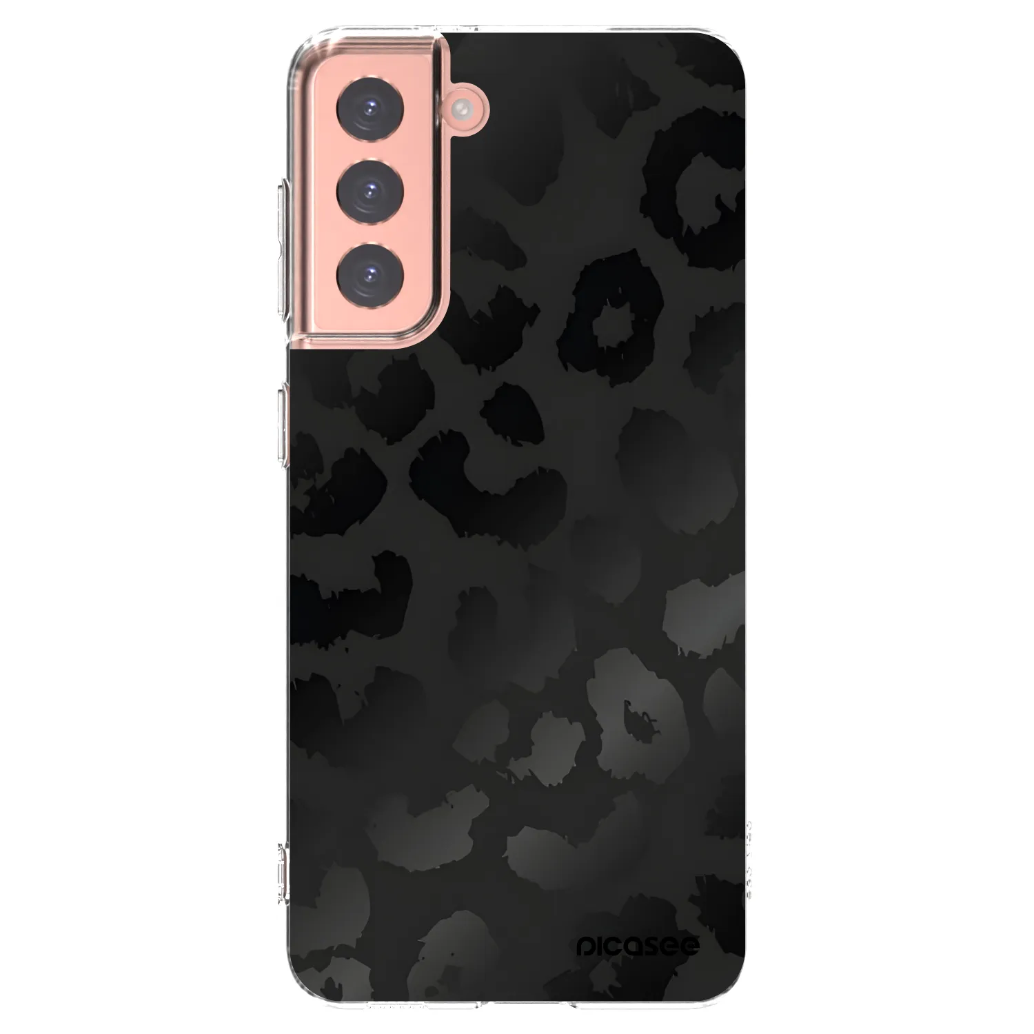 Picasee husă transparentă din silicon pentru Samsung Galaxy S21 5G G991B - Midnight Leopard