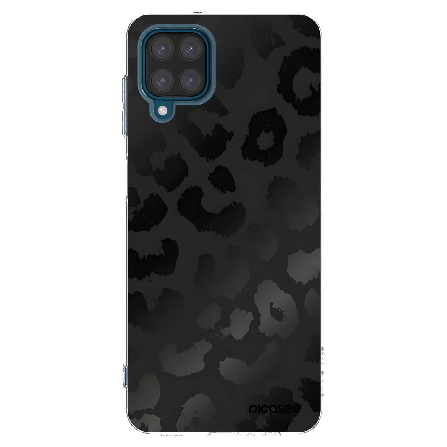 Picasee husă transparentă din silicon pentru Samsung Galaxy A12 A125F - Midnight Leopard