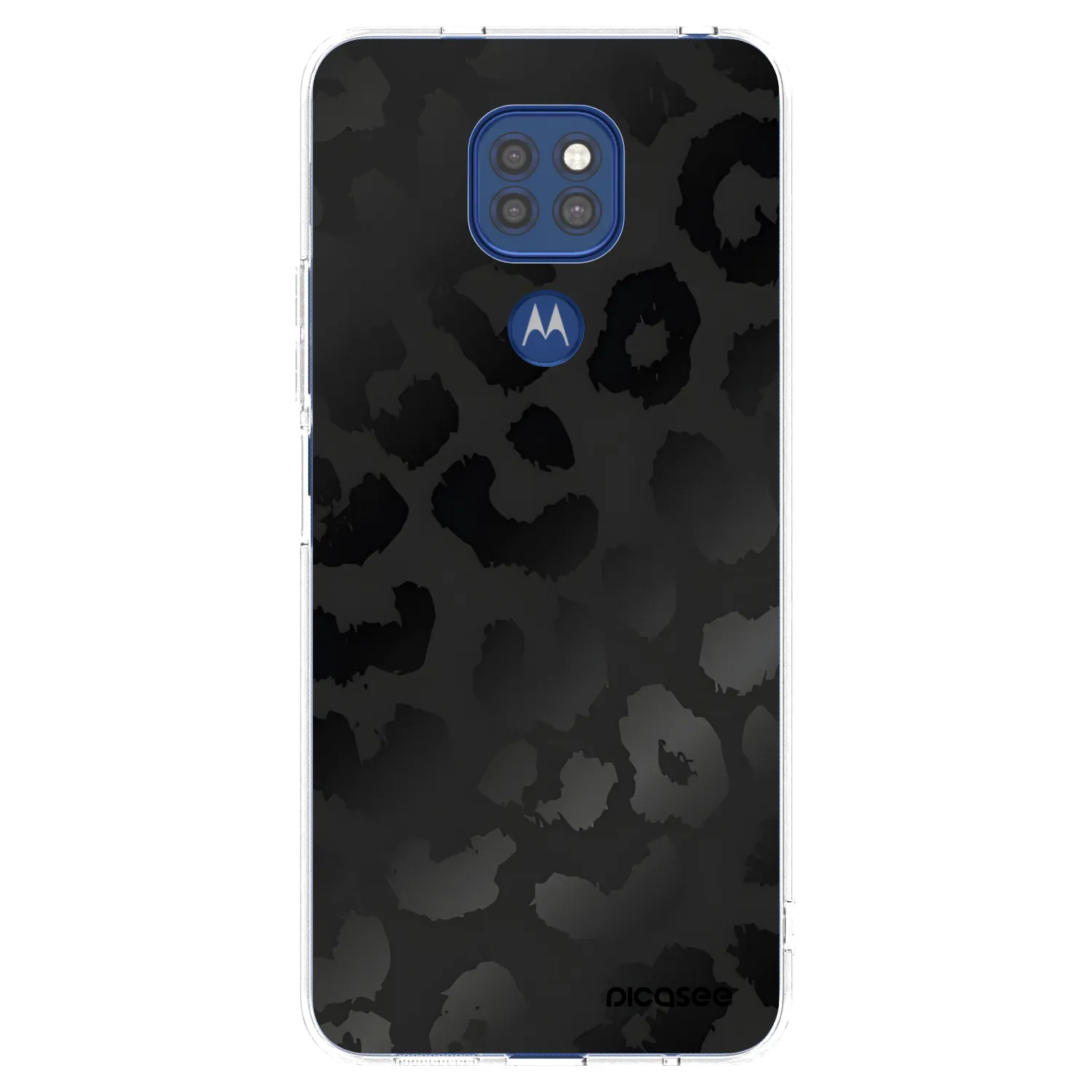 Picasee husă transparentă din silicon pentru Motorola Moto G9 Play - Midnight Leopard